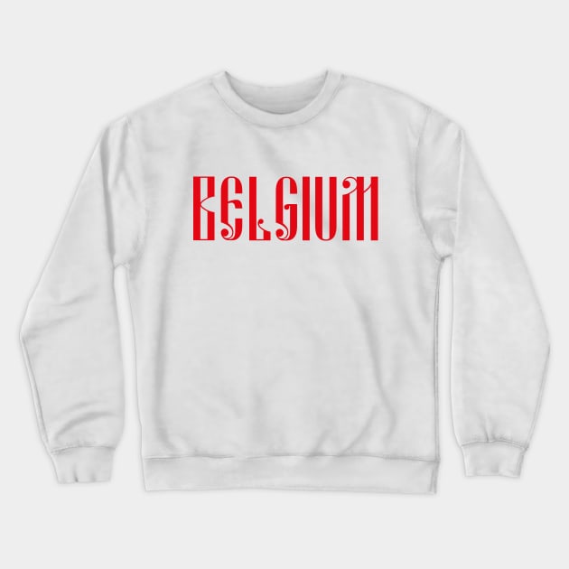 BELGIUM 2018 Crewneck Sweatshirt by eyesblau